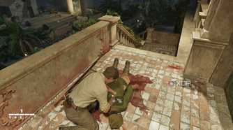 Enzo looting a corpse in Mafia: The Old Country.