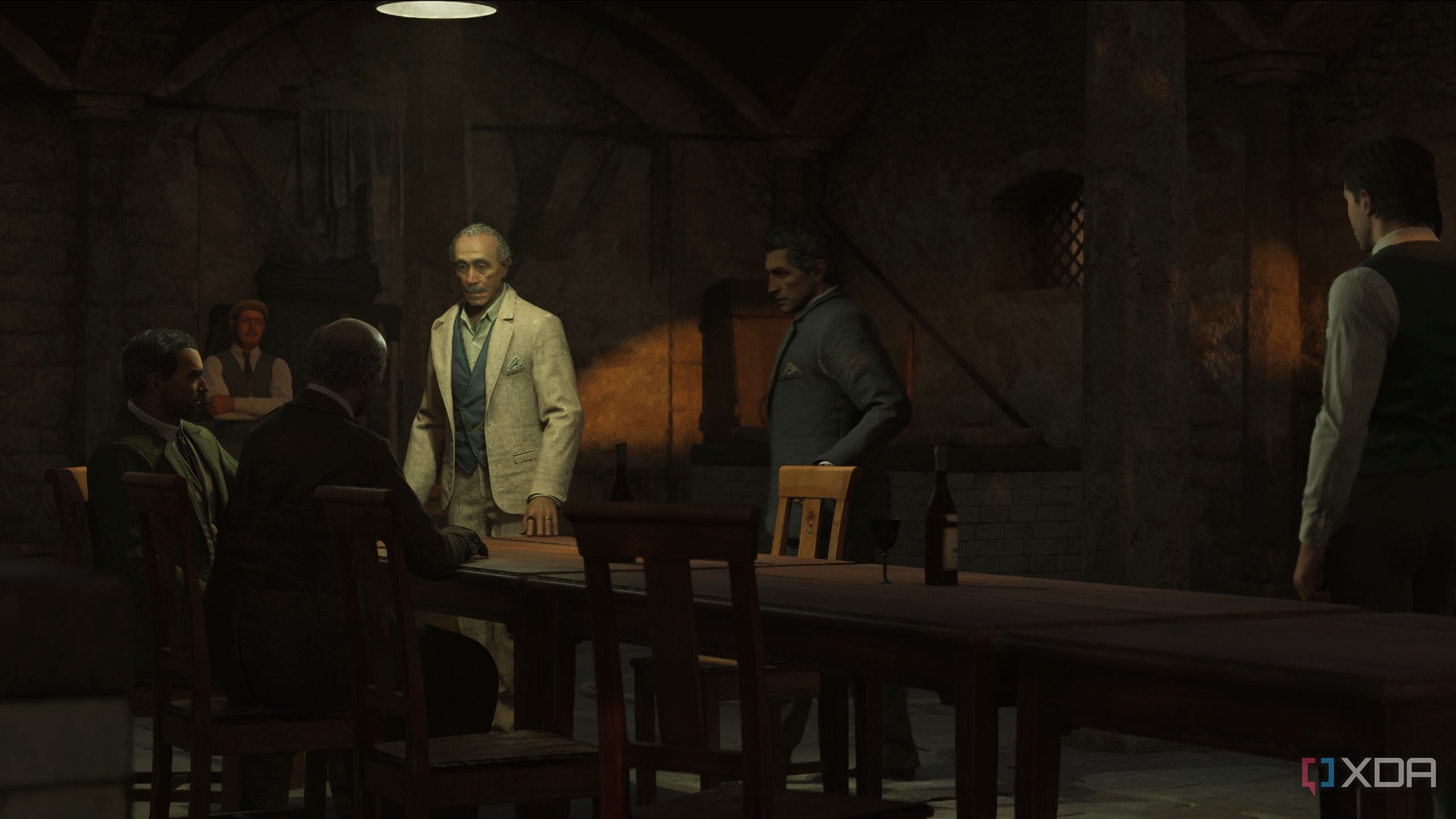 The dons meetings in Mafia: The Old Country.