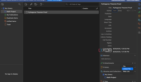 Manually adding a file on Zotero