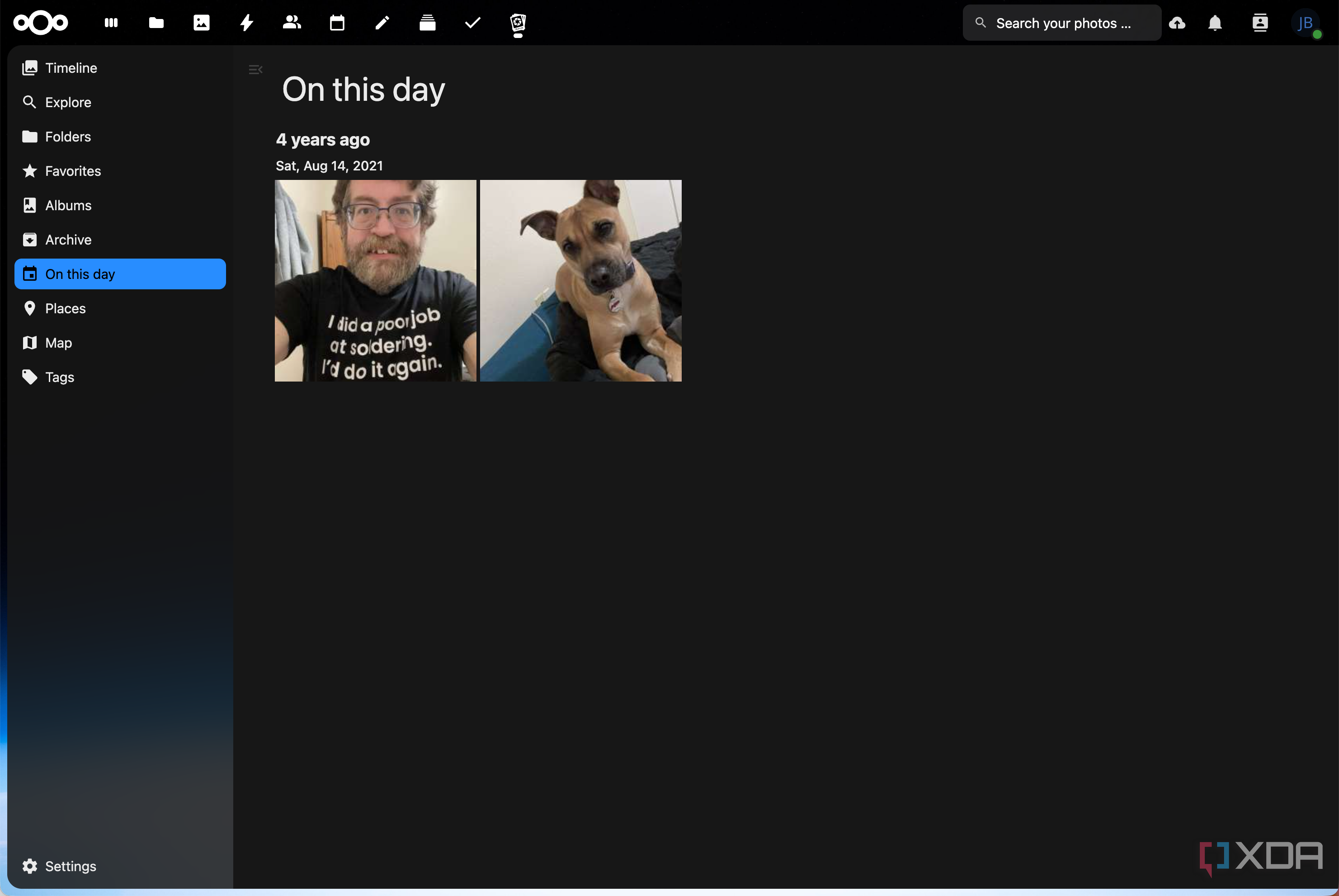 Memories app in Nextcloud_4