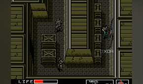 Stealthily sneaking in the 1987 game, Metal Gear Solid.