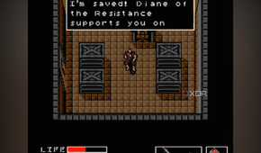 Rescuing a captive in the 1987 game, Metal Gear Solid.