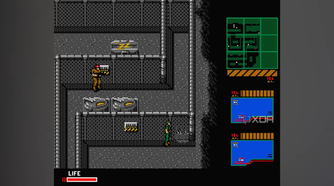 A screenshot from Metal Gear 2: Solid Snake.