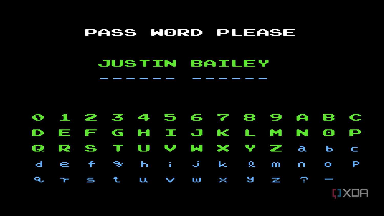 The Justin Bailey cheat code in Metroid on the NES.