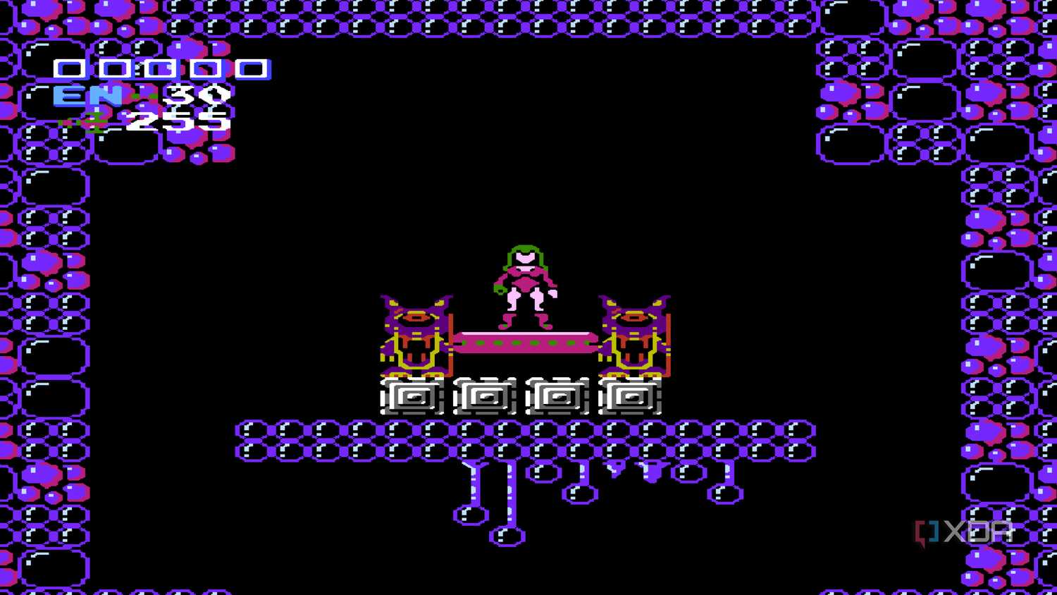 Samus's unlocked outfit after the Justin Bailey code.