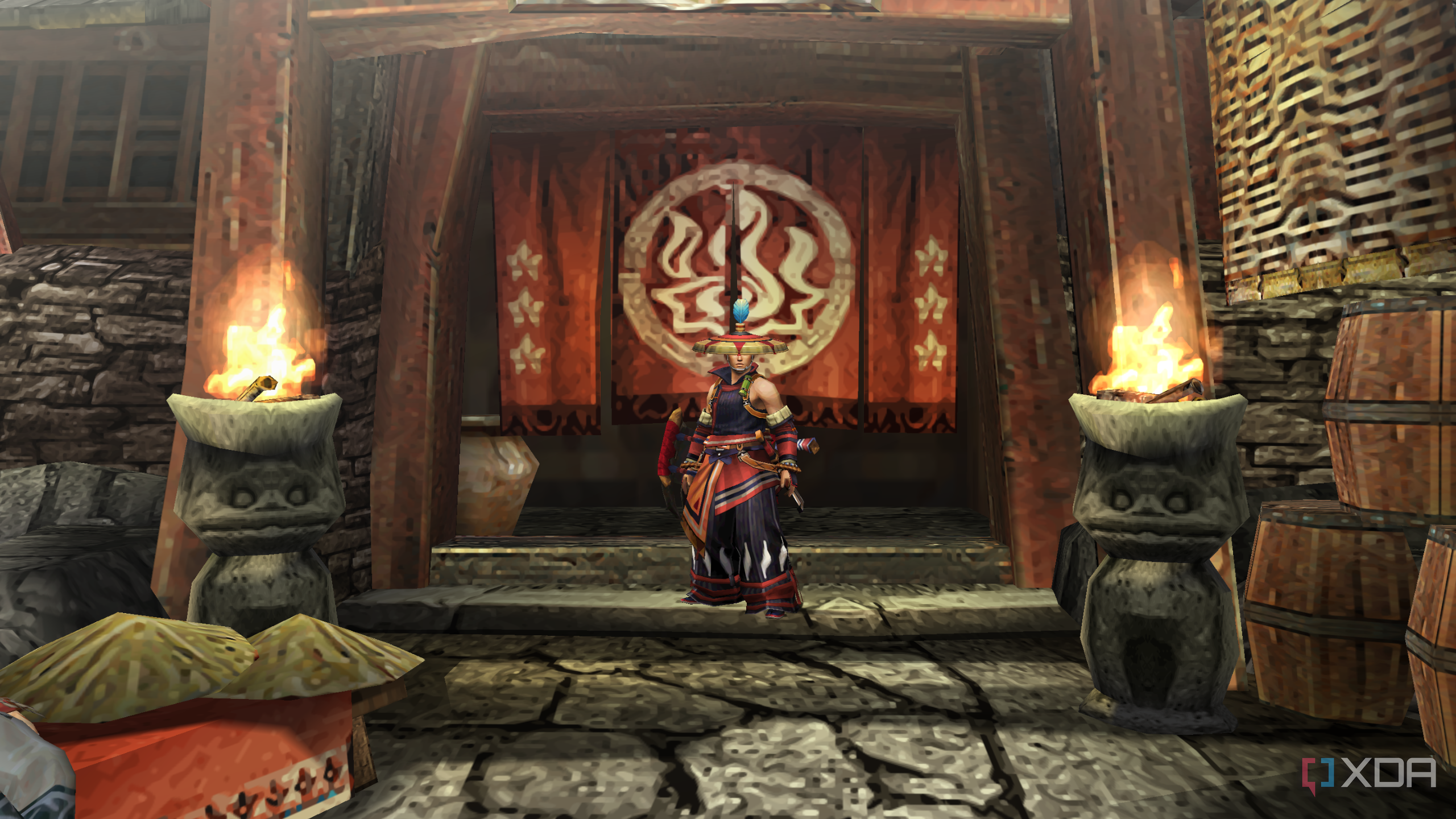 A screenshot from Monster Hunter Portable 3rd on the PSP.