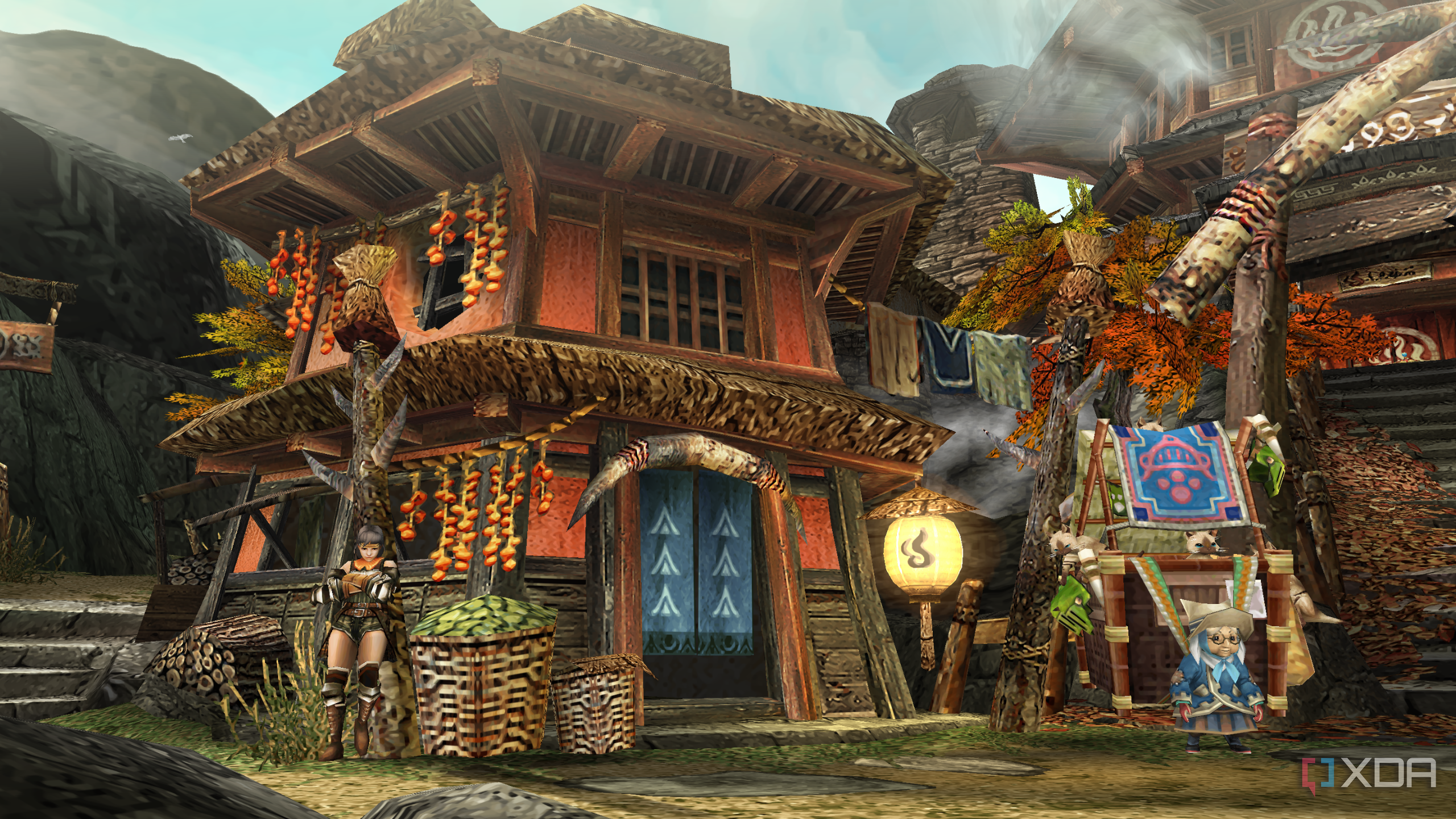 A screenshot from Monster Hunter Portable 3rd on the PSP.