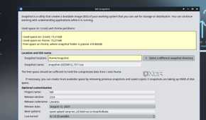 screenshot of mx linux tools snapshots