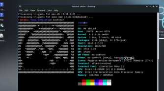 screenshot of mx linux xfce debian edition