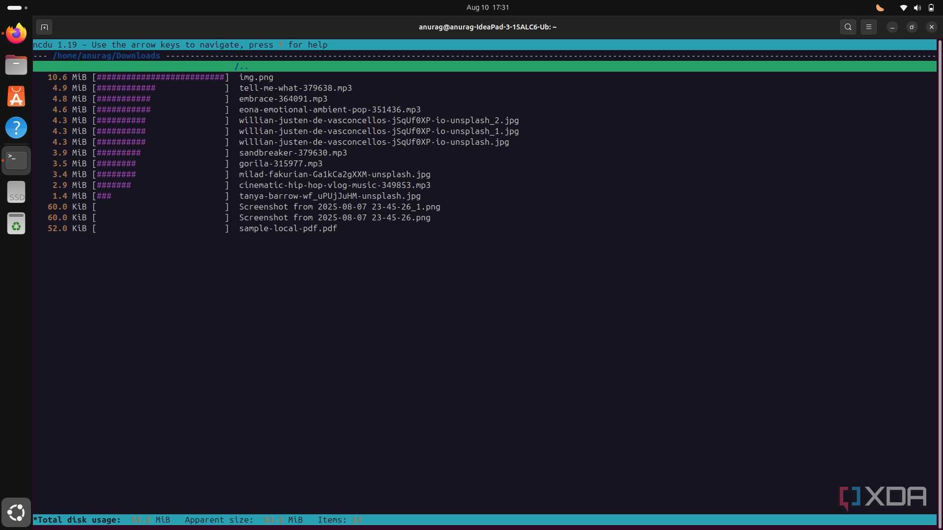Ncdu Interface Sudo is hopefully just a start; I want these 5 Linux commands to come ...