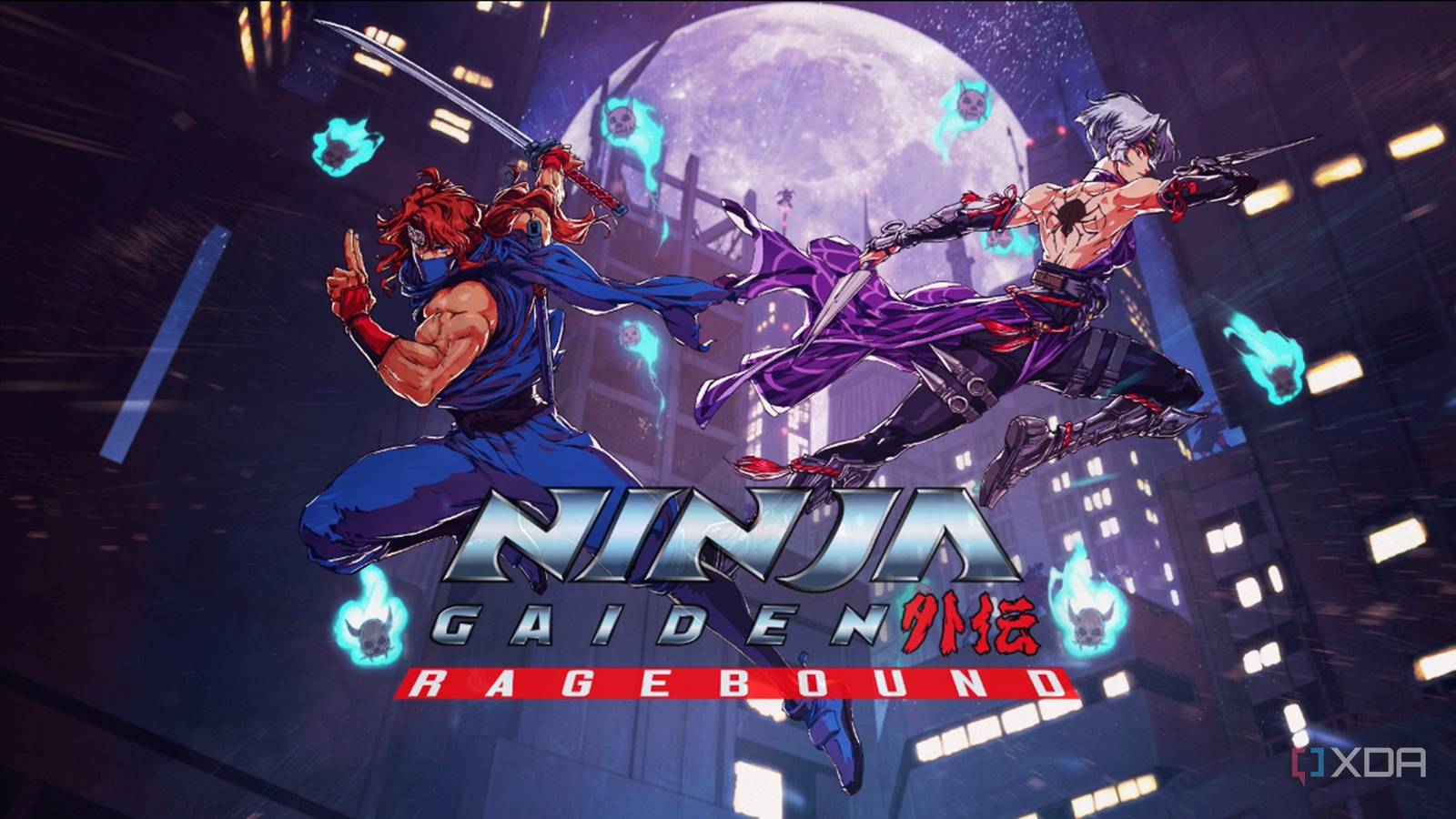 A shot of the Ninja Gaiden: Ragebound title boot up