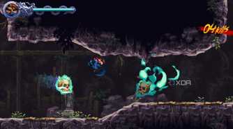 A screenshot of gameplay from Ninja Gaiden: Ragebound