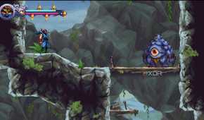 A screenshot of a cyclops enemy in Ninja Gaiden: Ragebound