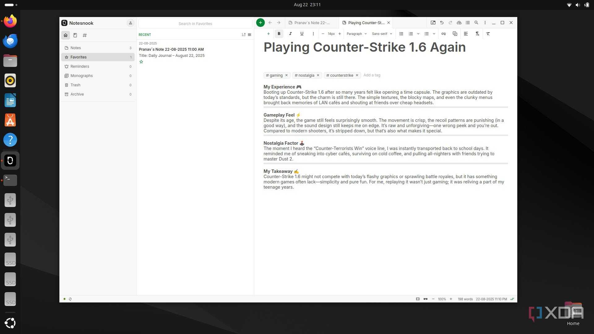 Note Now I ditched Google Keep for a self-hosted Notesnook instance, and it's ...