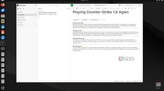 Note example of a note on Notesnook app