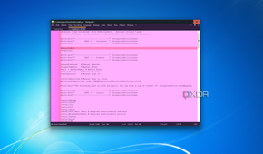 Screenshot of Notepad++ on Windows 11 showing a PowerShell script using the Hello Kitty theme