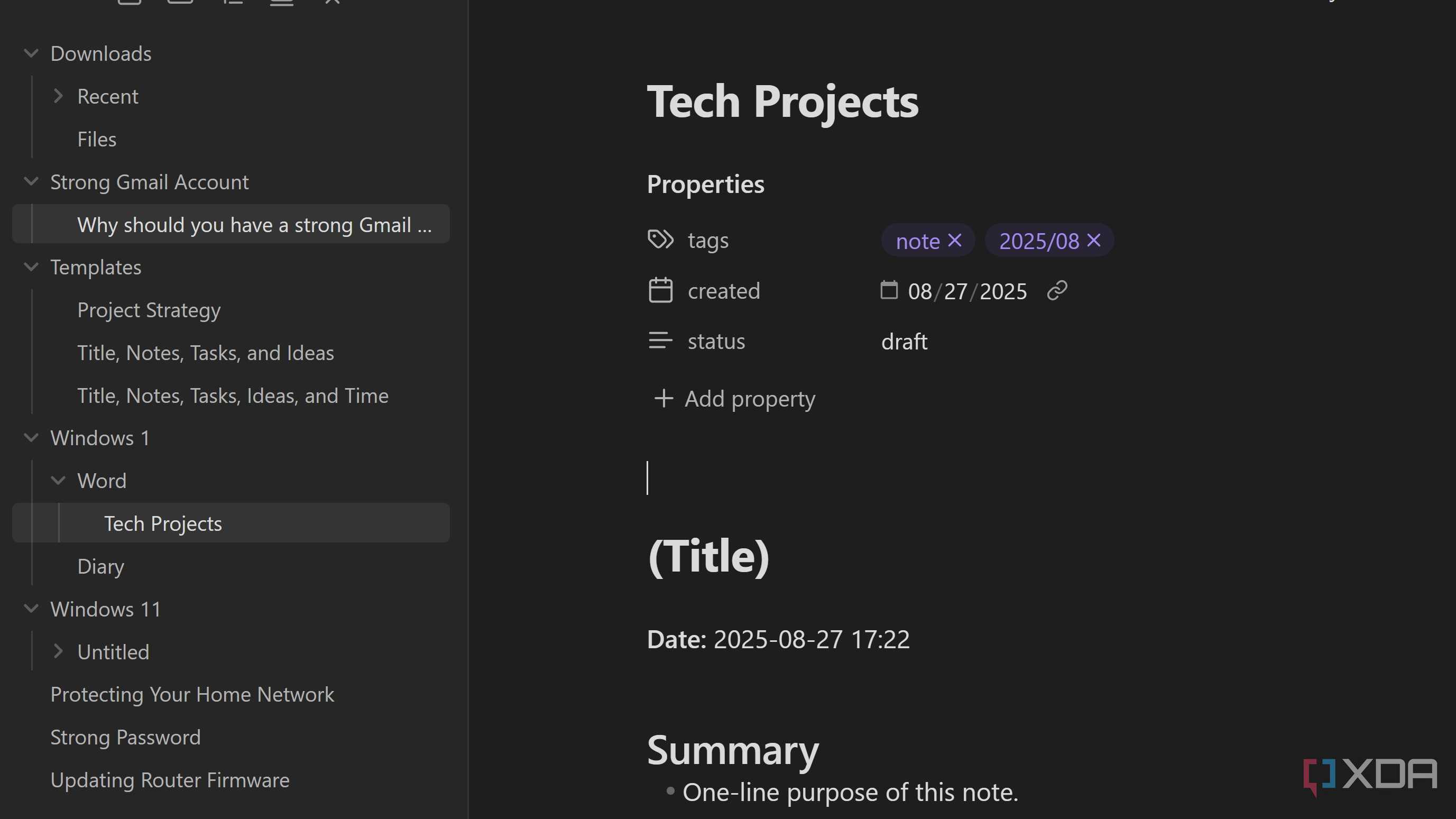 Obsidian Notes Computer Science Template 4 ways Obsidian keeps notes organized better than Google Keep