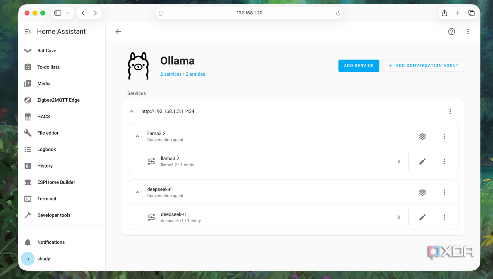 Ollama Conversation Agents Configuration