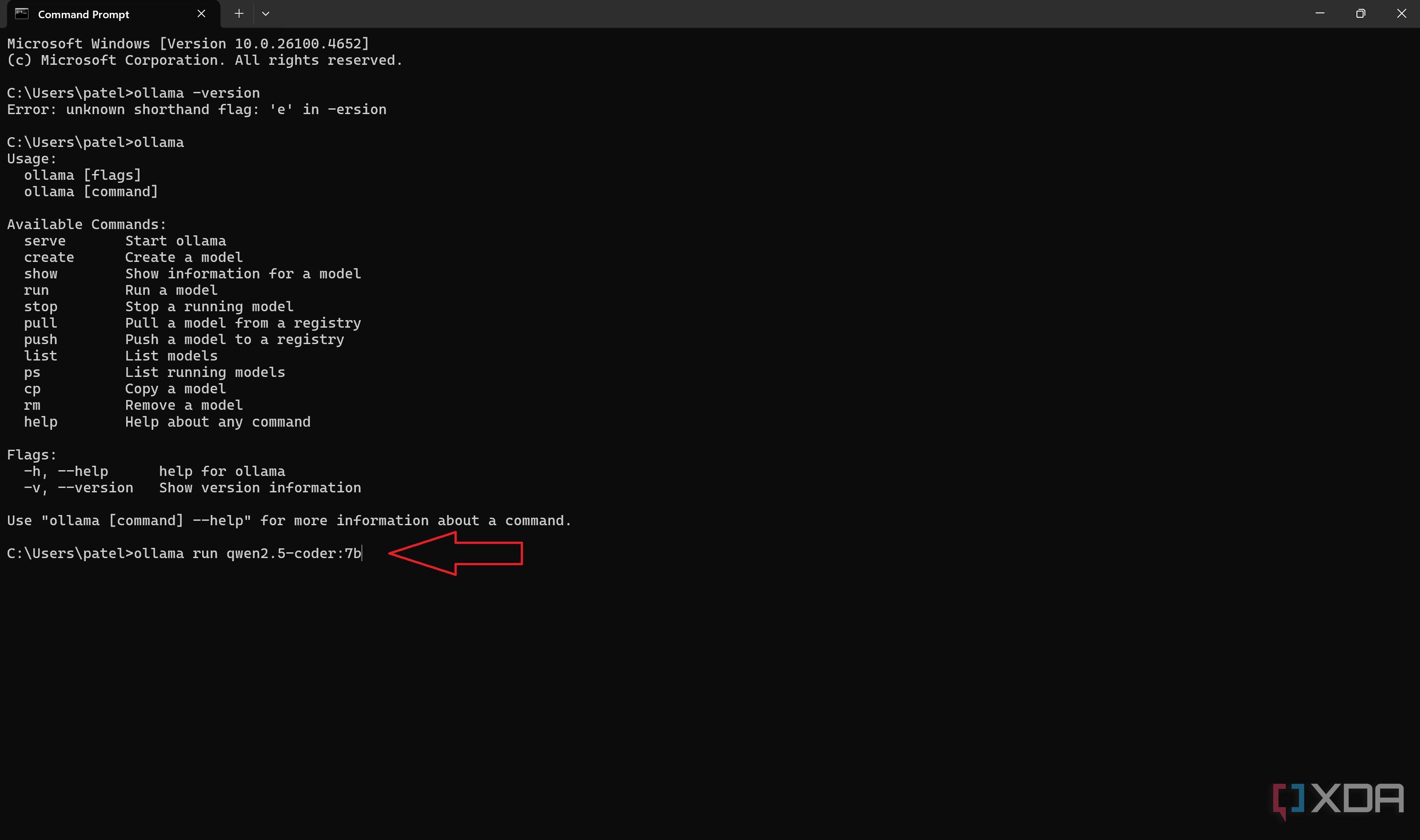Install qwen coder llm on local machine using Ollama
