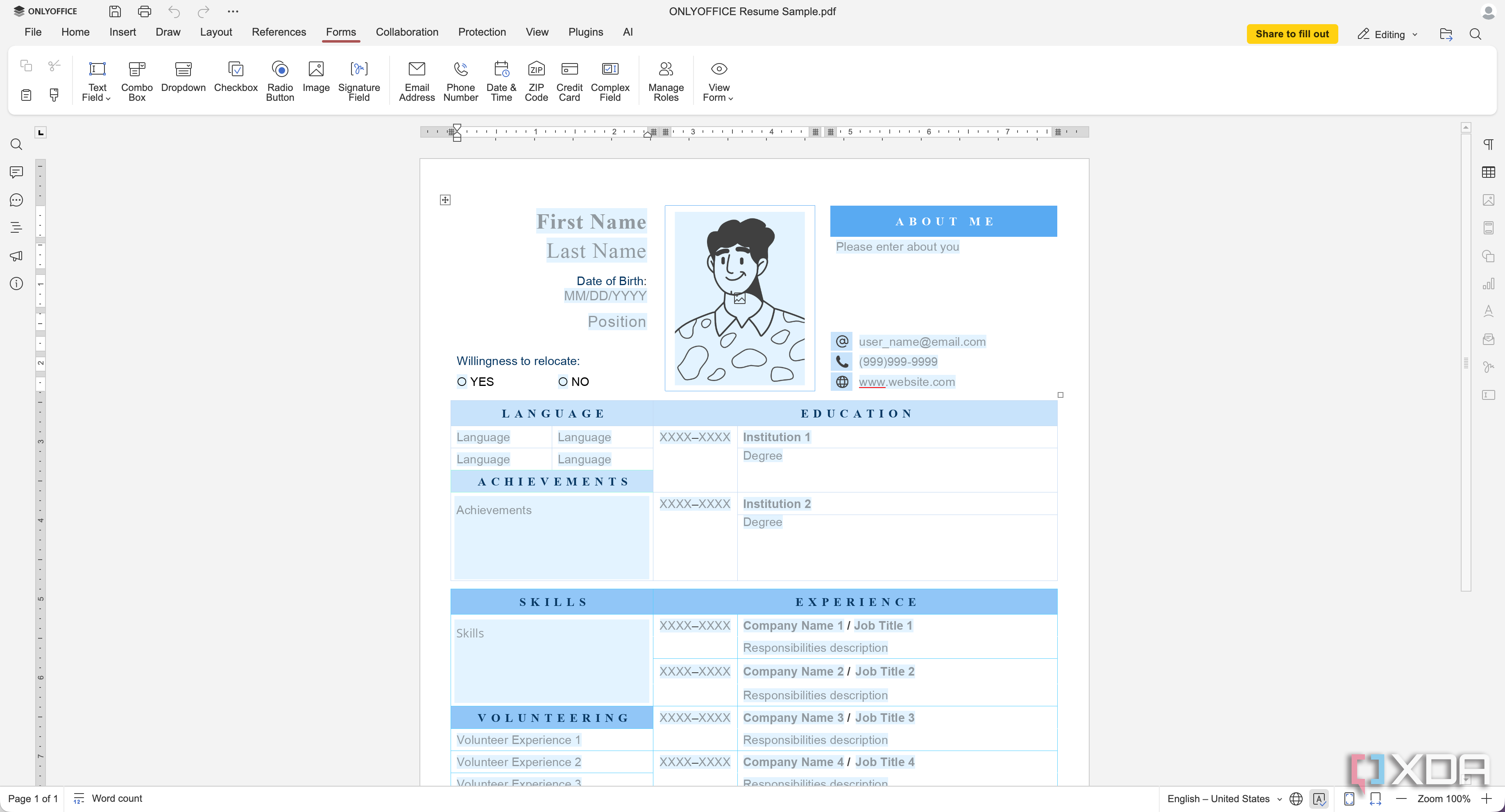 OnlyOffice app in Nextcloud