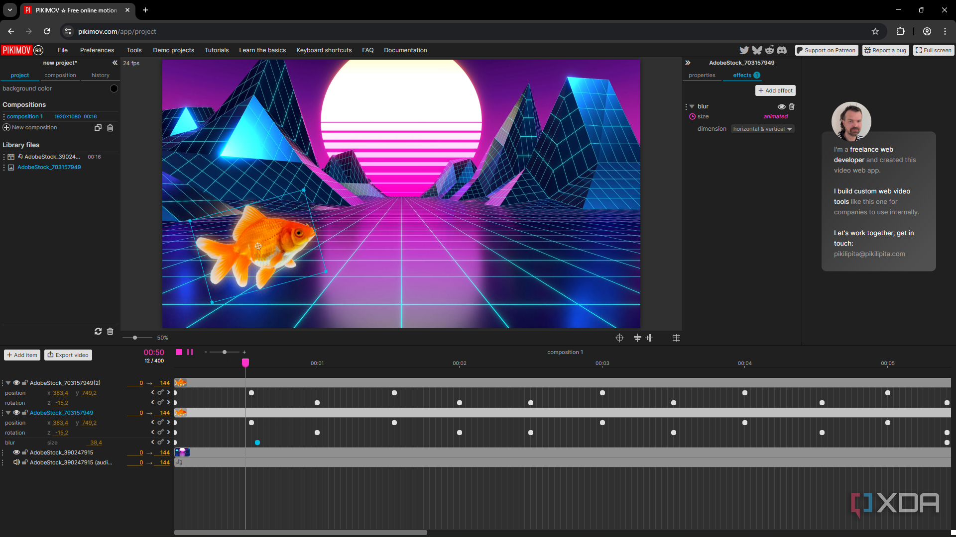 Wm Graphics I found a free motion graphics editor that might finally replace After ...