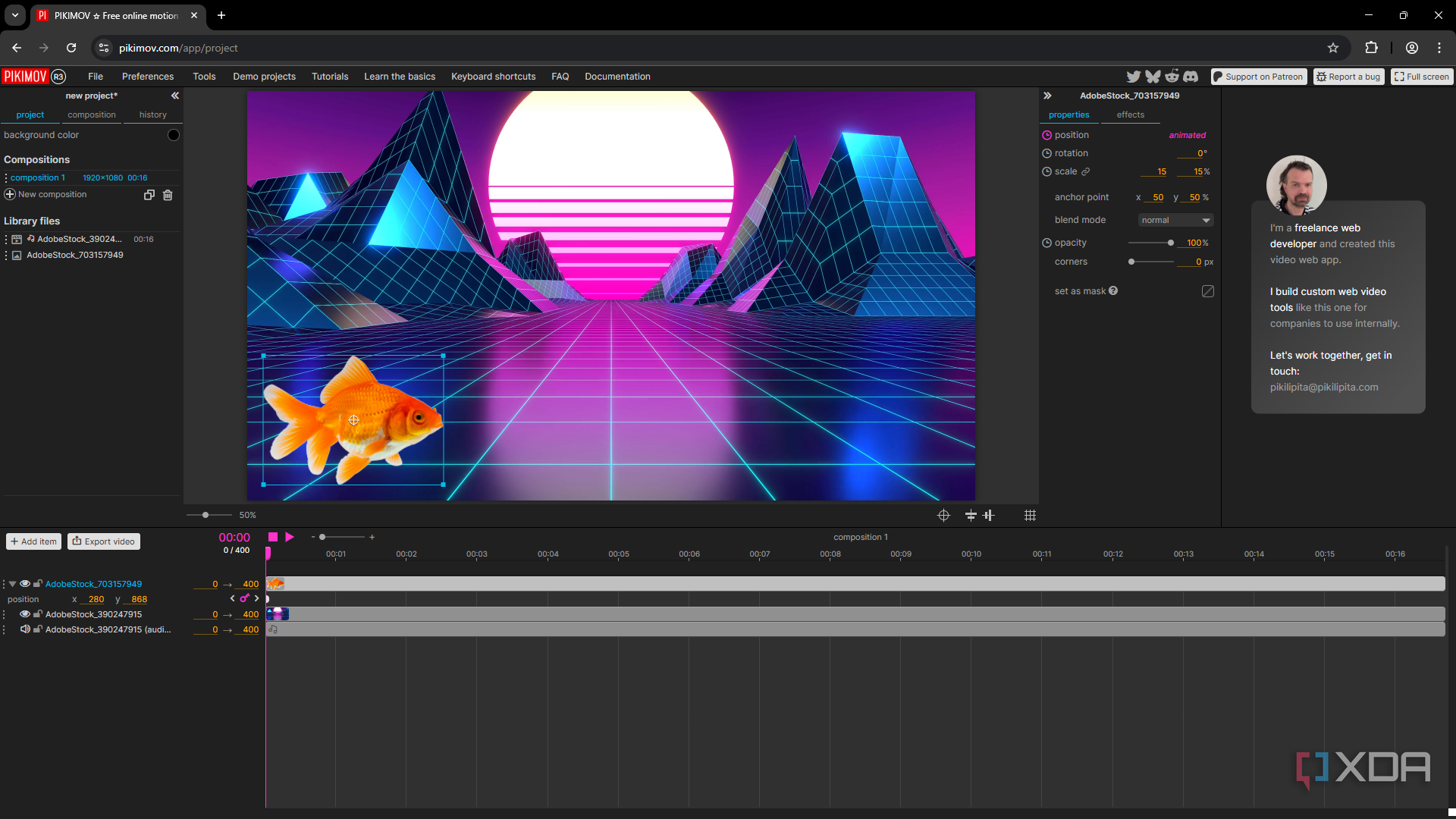 I found a free motion graphics editor that might finally replace After ...