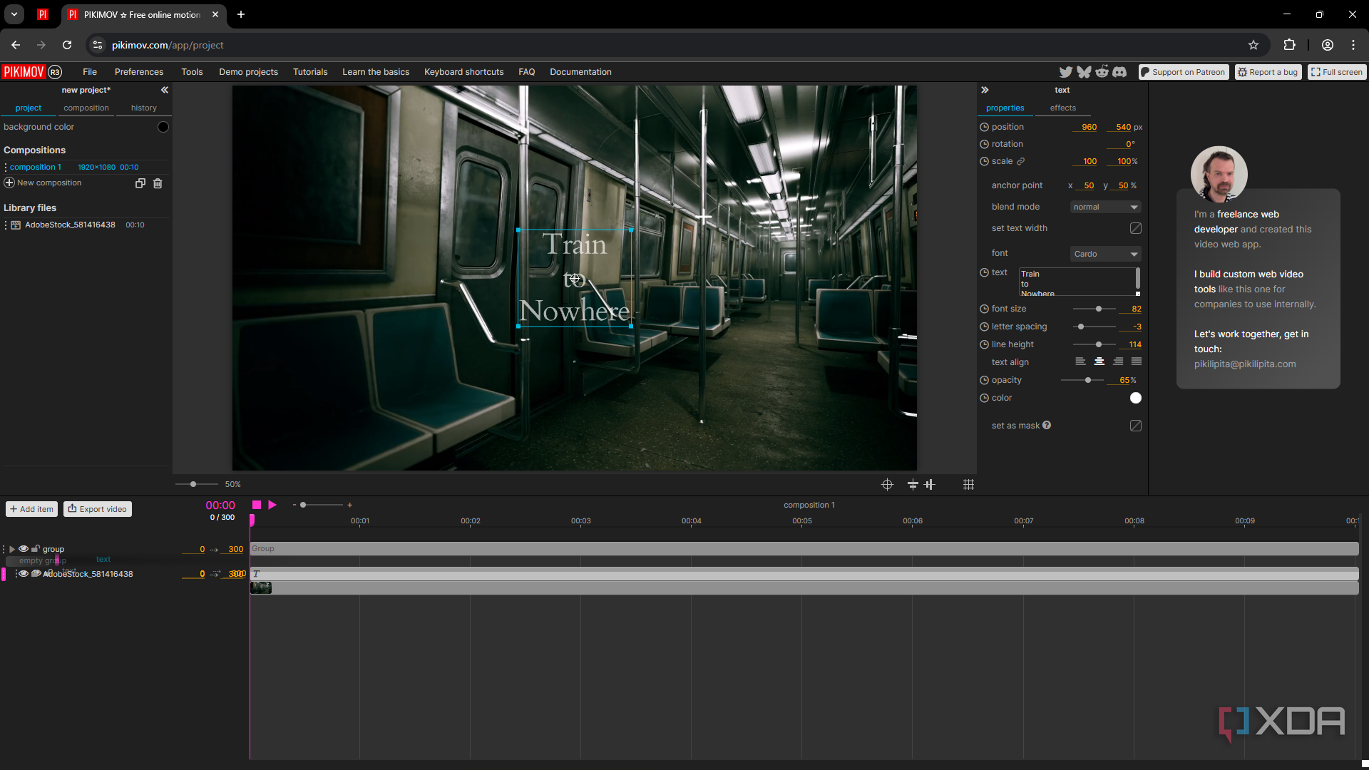 I found a free motion graphics editor that might finally replace After ...