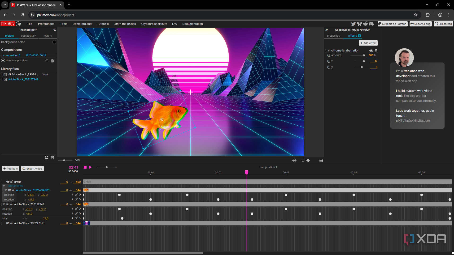 I found a free motion graphics editor that might finally replace After ...