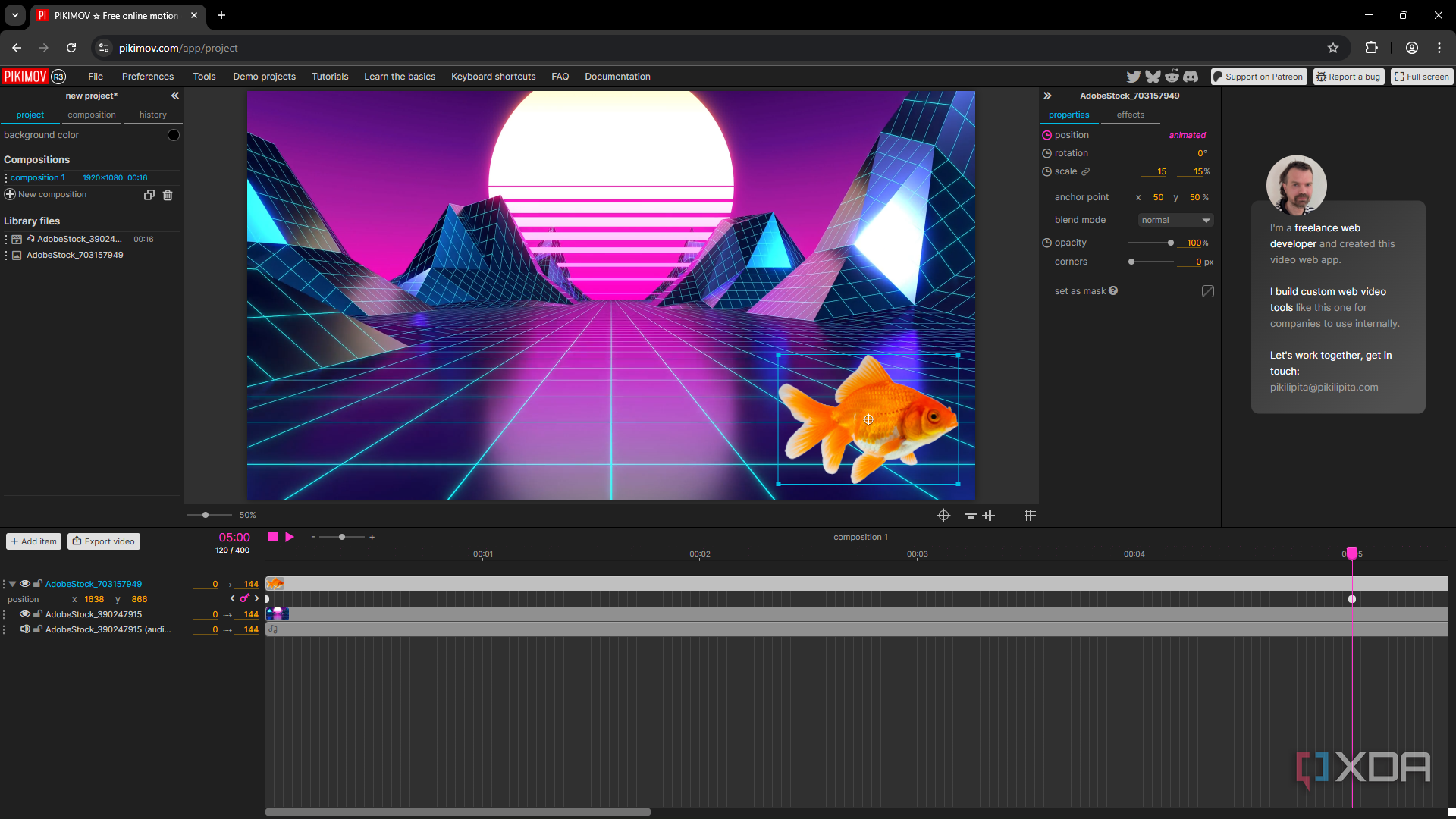 I found a free motion graphics editor that might finally replace After ...