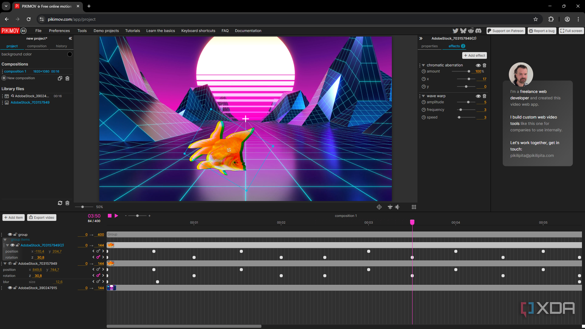 I found a free motion graphics editor that might finally replace After ...