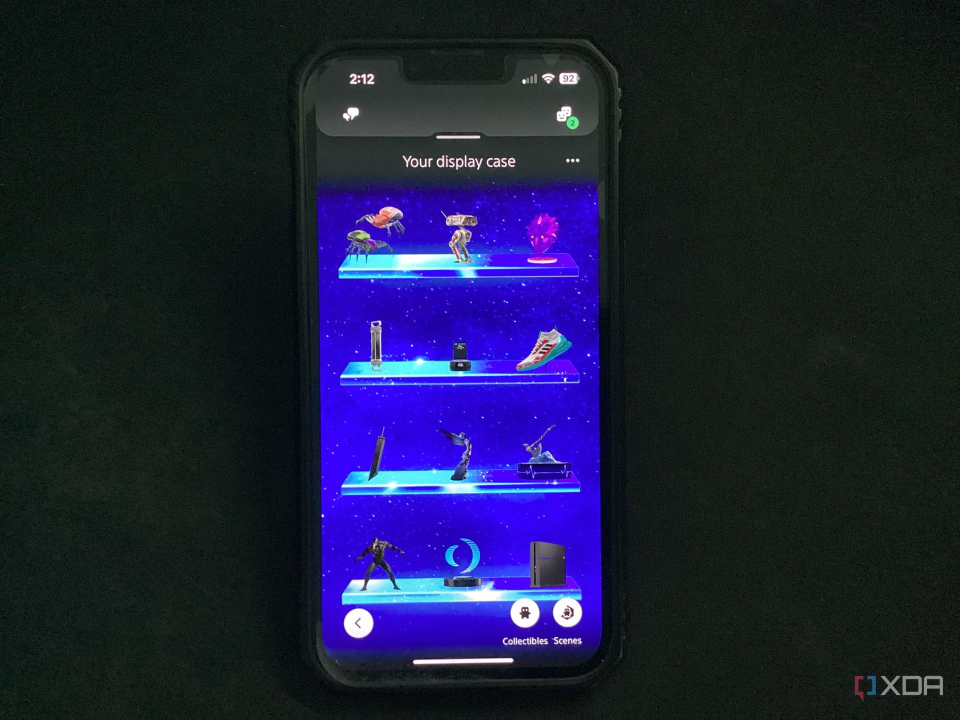 A screenshot of PlayStation Stars trophy display on the PlayStation app on iPhone