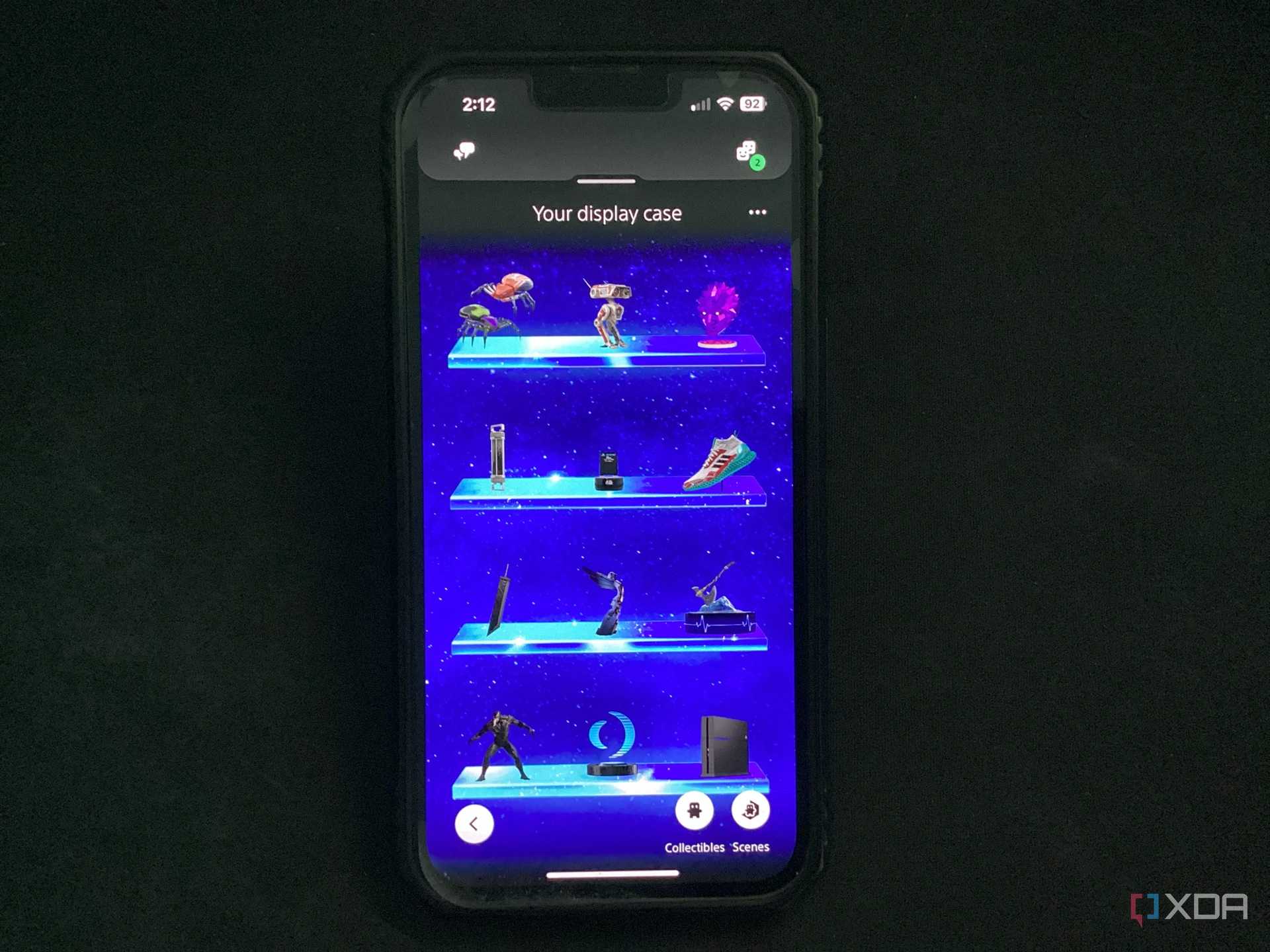 A screenshot of PlayStation Stars trophy display on the PlayStation app on iPhone
