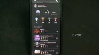 A screenshot of the trophy display section on the PlayStation app