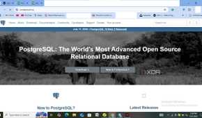 postgresql container image