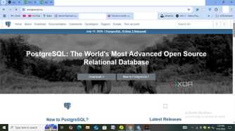 postgresql container image