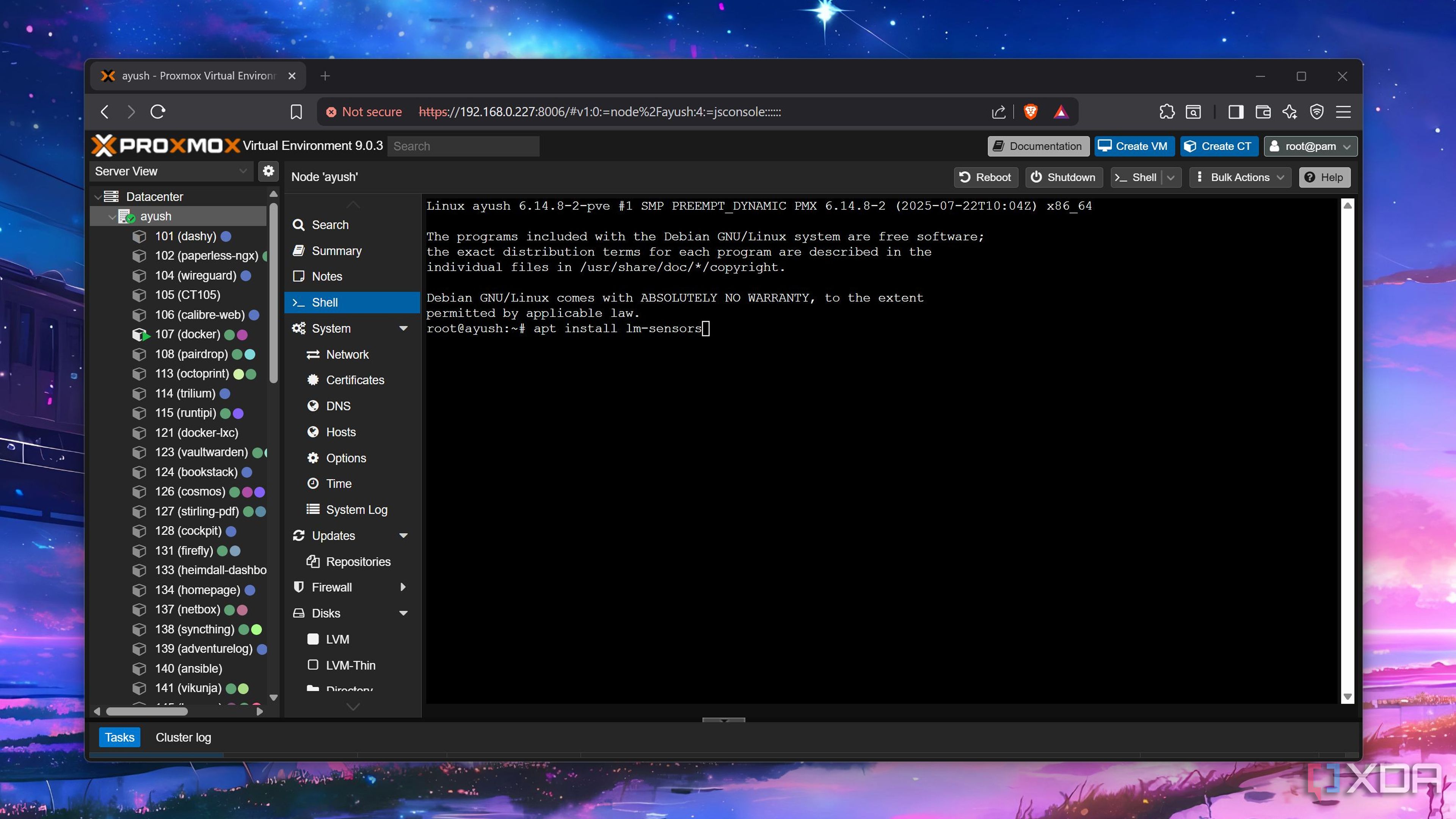These 4 Proxmox mods made my PVE web UI so much better