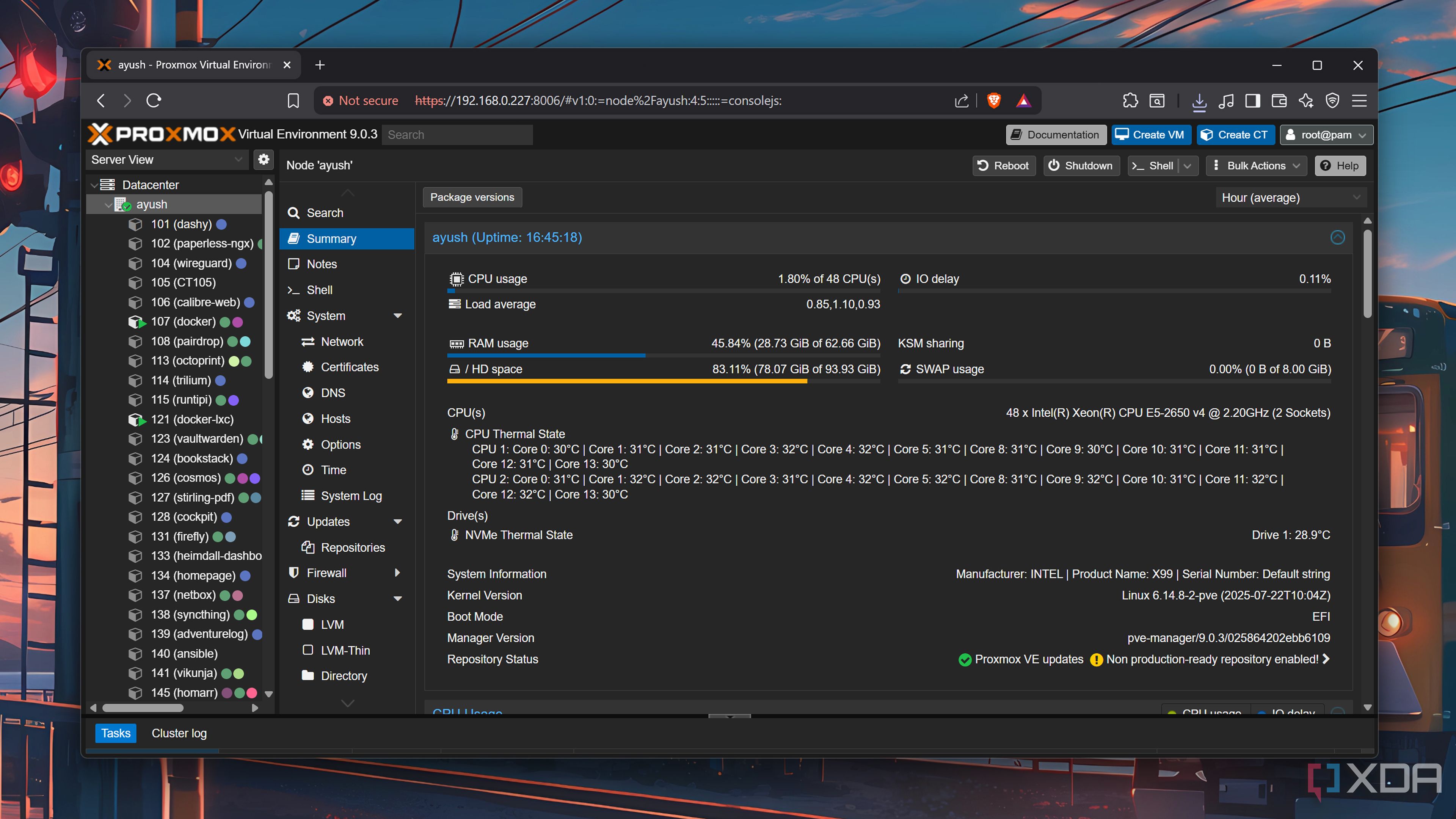 These 4 Proxmox mods made my PVE web UI so much better