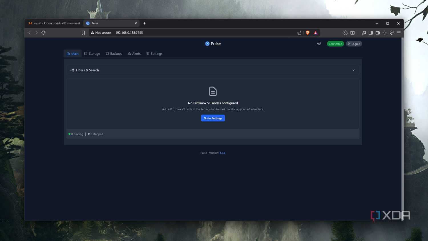 Adding PVE nodes to Pulse