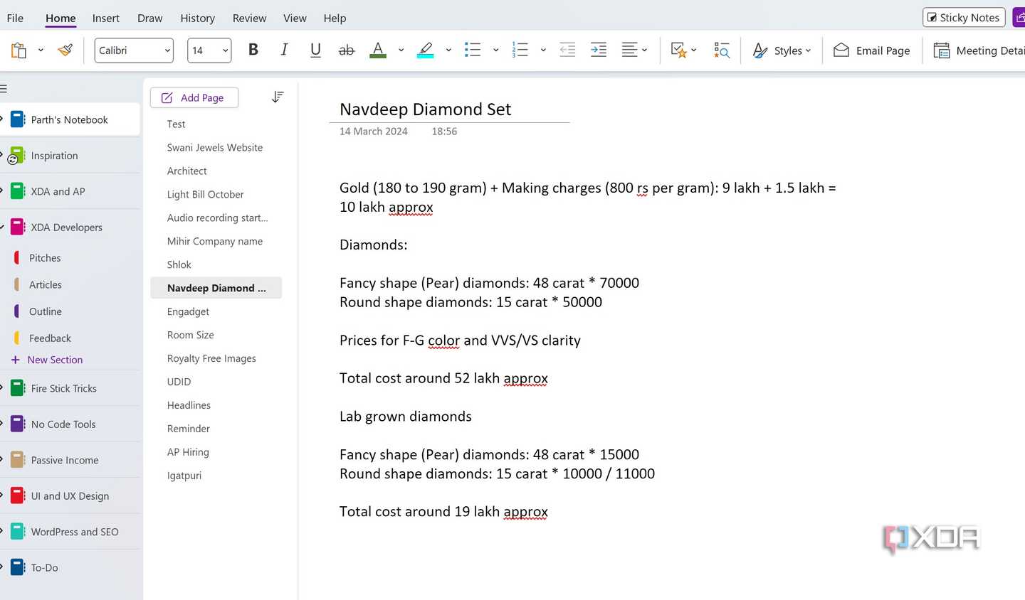 OneNote for Windows