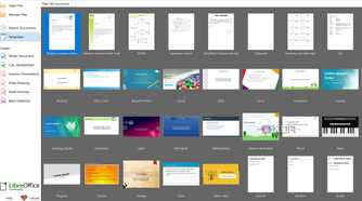 LibreOffice templates