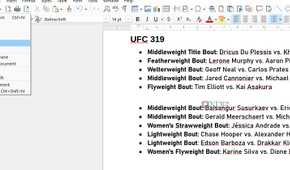 LibreOffice Writer new menu