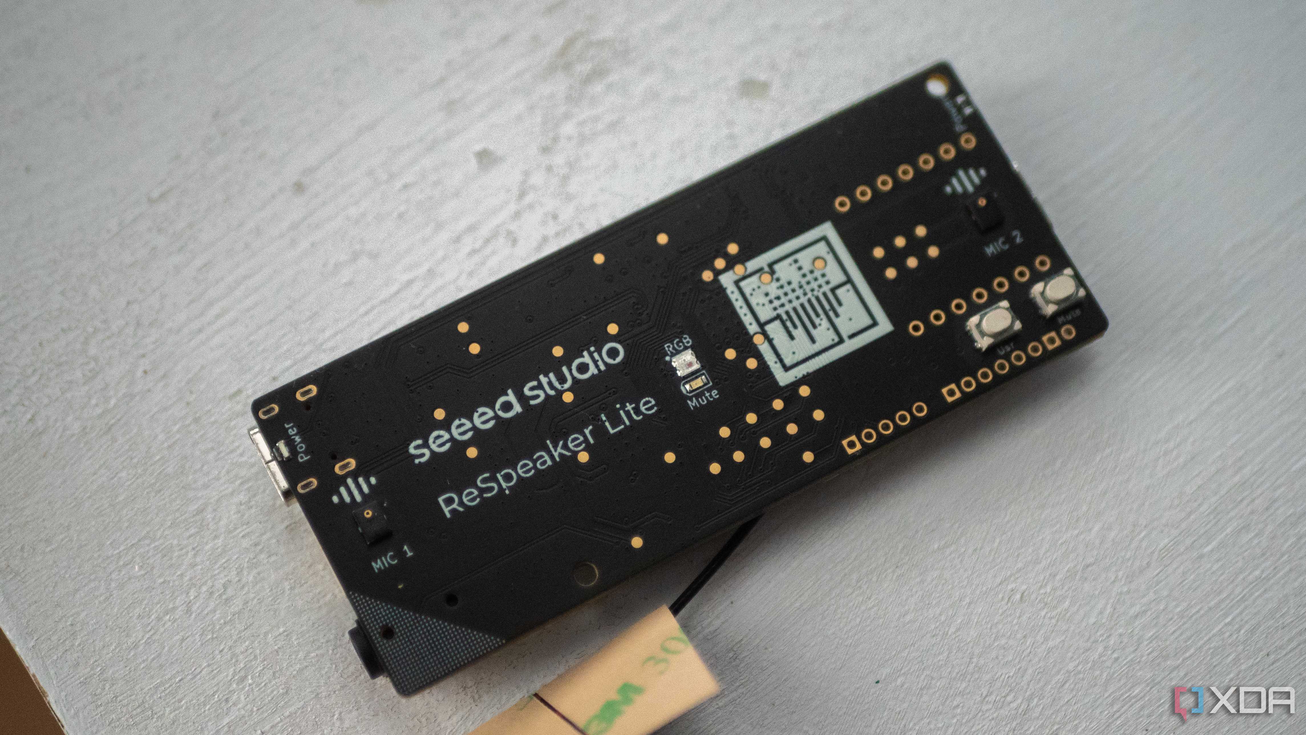 A photo of rear of the ReSpeaker Lite board