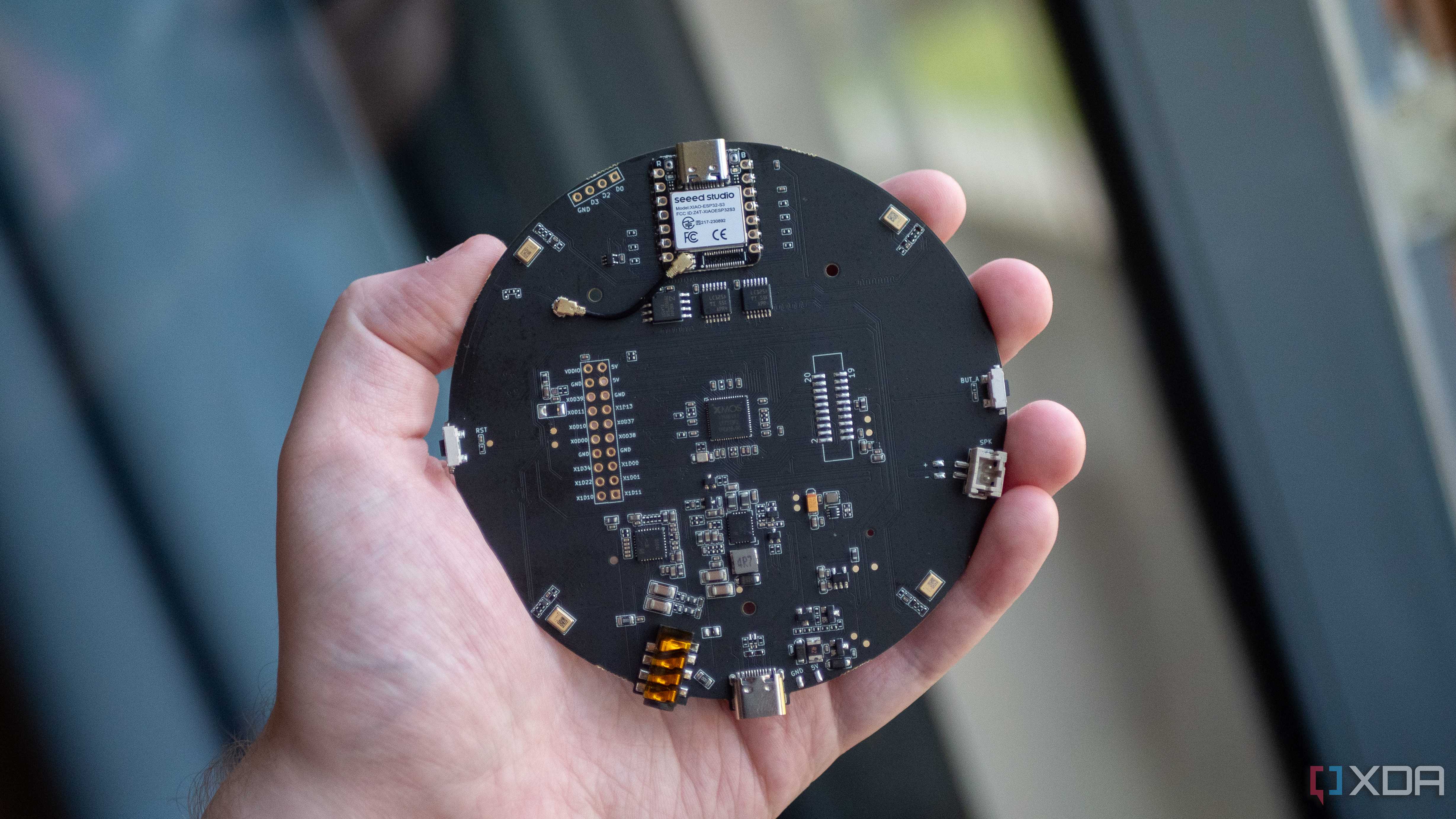 Testing out the ReSpeaker XVF3800 with ESP32 boar as a smart speaker