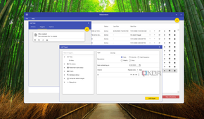 Screenshot of RoboIntern showing options for adding a trigger to a task