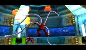 Doctor Octopus turning into Monster Ock in Spider-Man PS1.