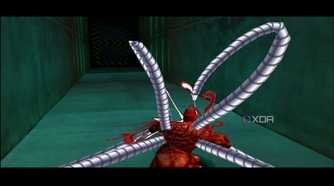Spider-Man dying at the hands of Monster Ock in Spider-Man PS1.