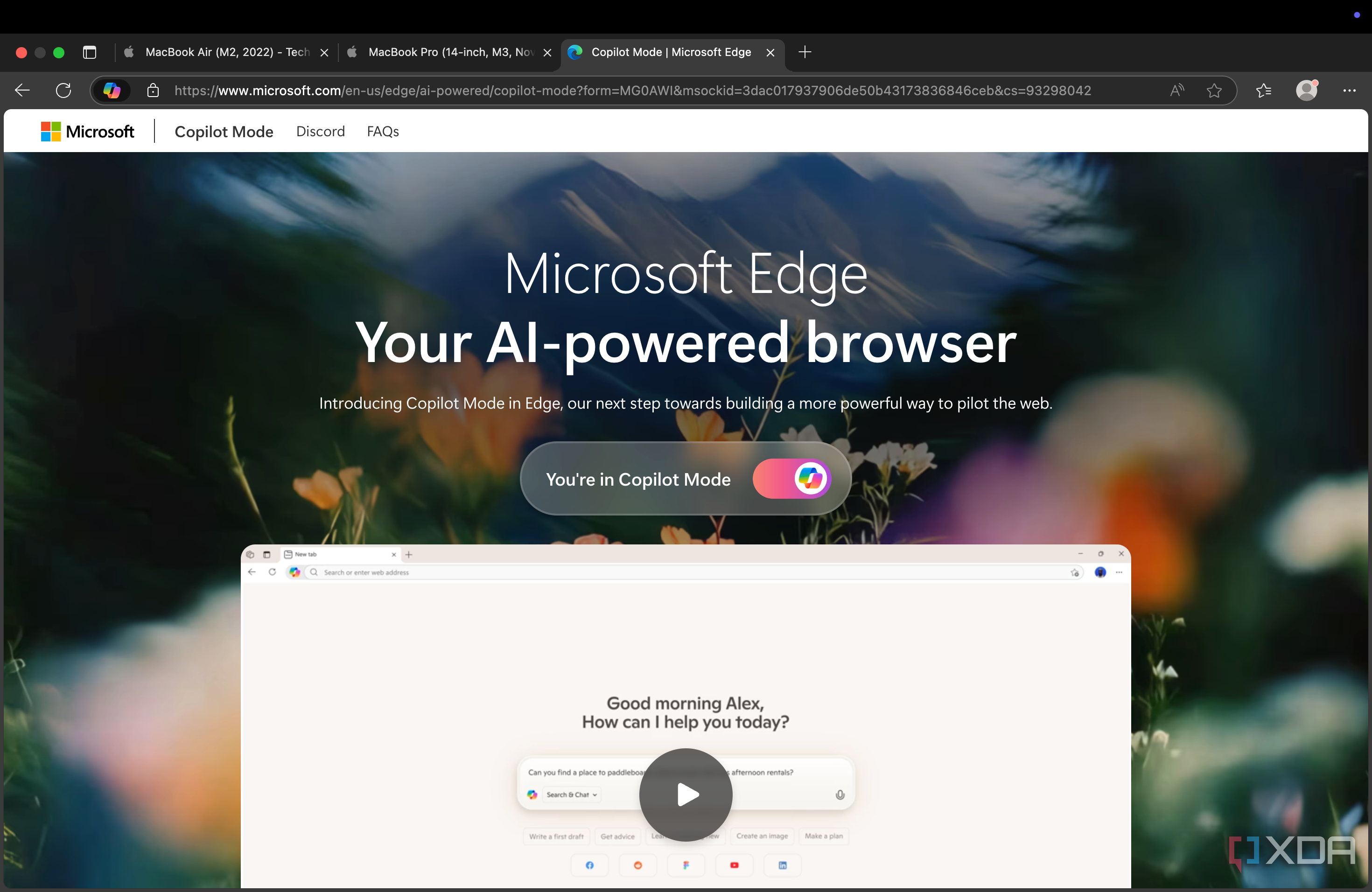 Copilot Mode in Edge
