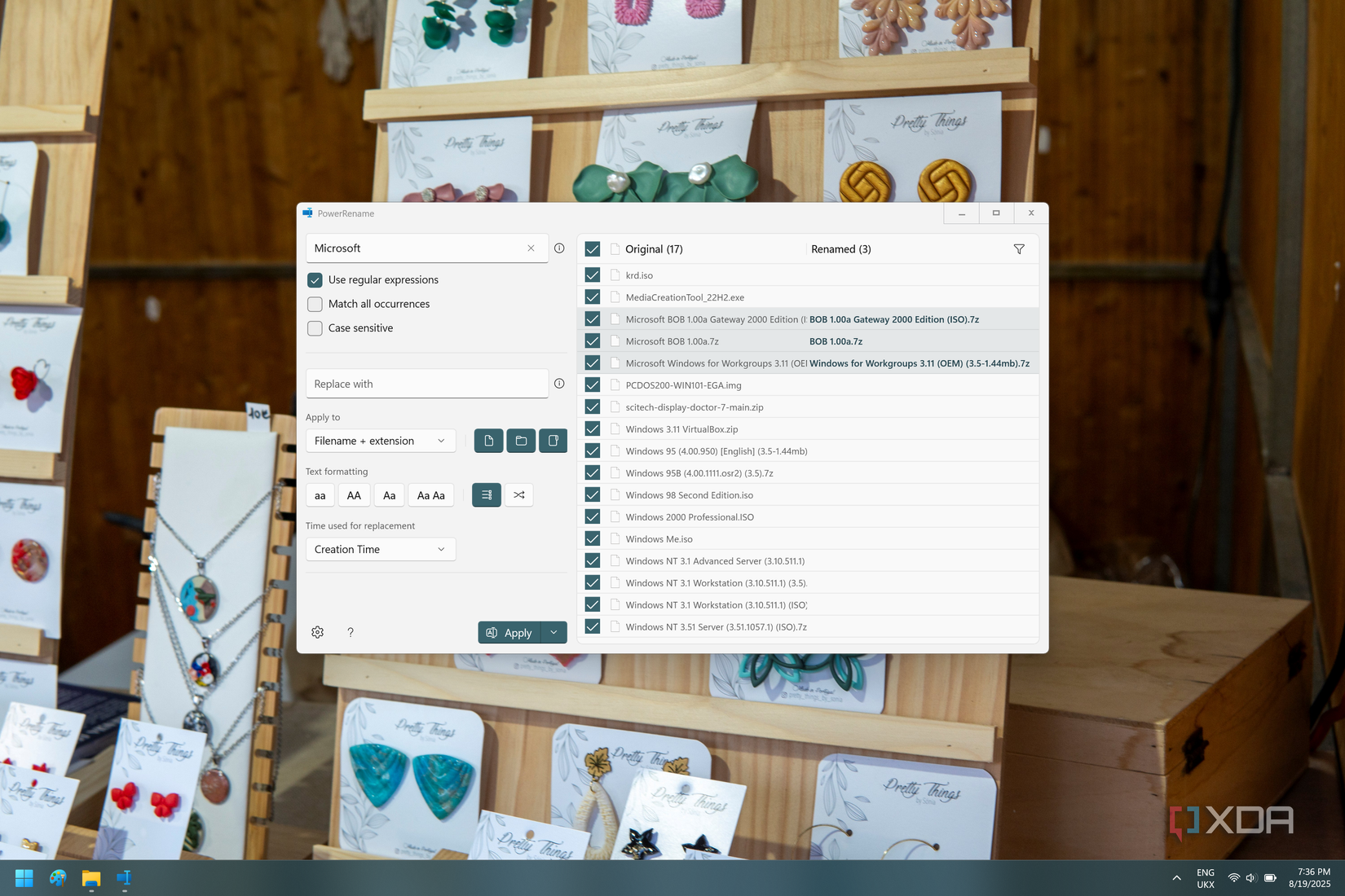 List Rename Tool This file renaming tool makes it much easier to organize my files