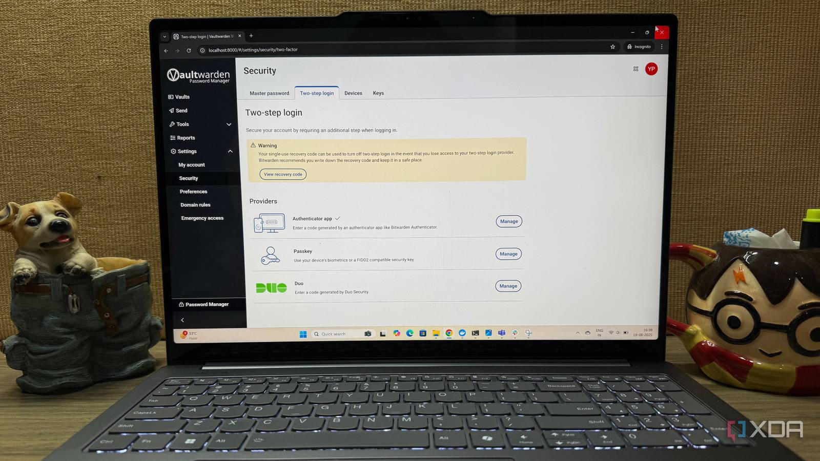 Here's how I ensure I never lose access to my self-hosted password manager