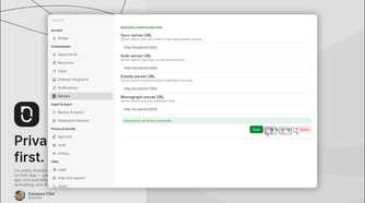Servers connected successfully Notesnook